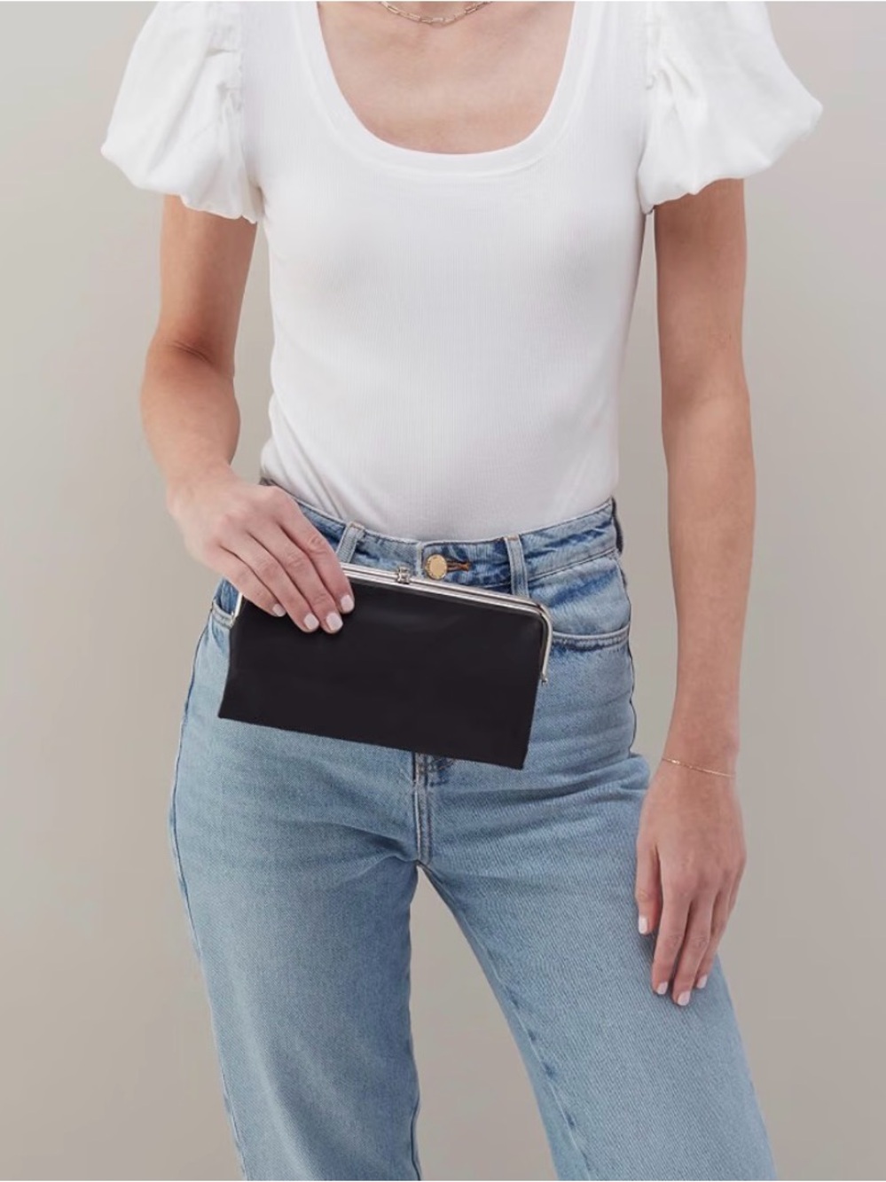HOBO Leather Clutch Wallet